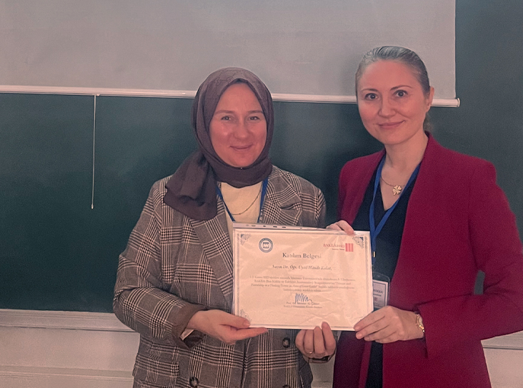 Asst. Prof. Hande KOLAT at BAKEA Symposium, held in Marmara University